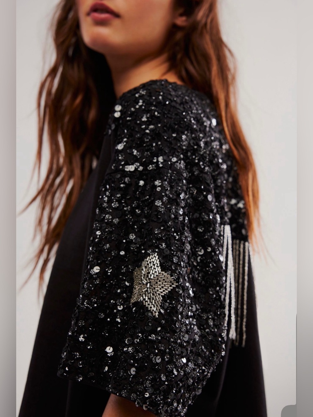 NWOT Star Fringe Boxy Tee - Picture 3 of 6